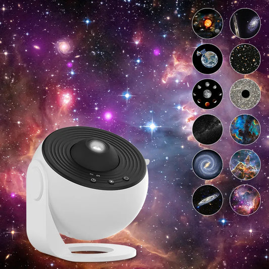 Starry Sky Galaxy Projector: 360° Rotating Planetarium Lamp - Vista Echo