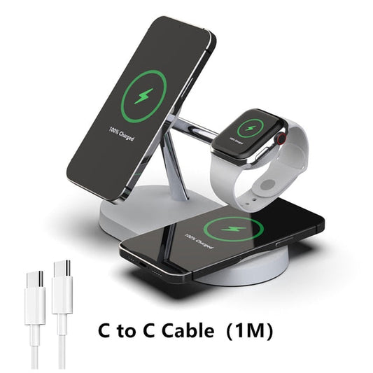 3-in-1 Wireless Magsafe Charger Stand - Vista Echo