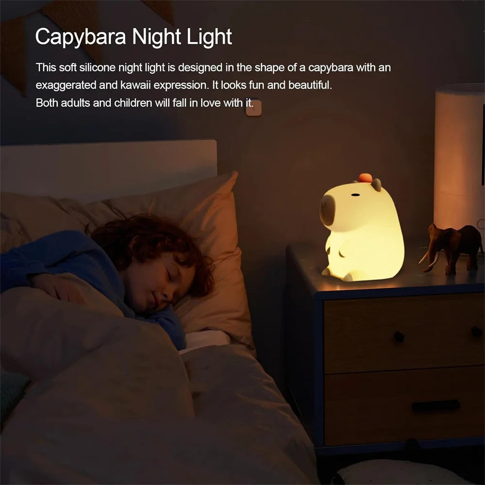 Silicone Capybara Night Light - Vista Echo