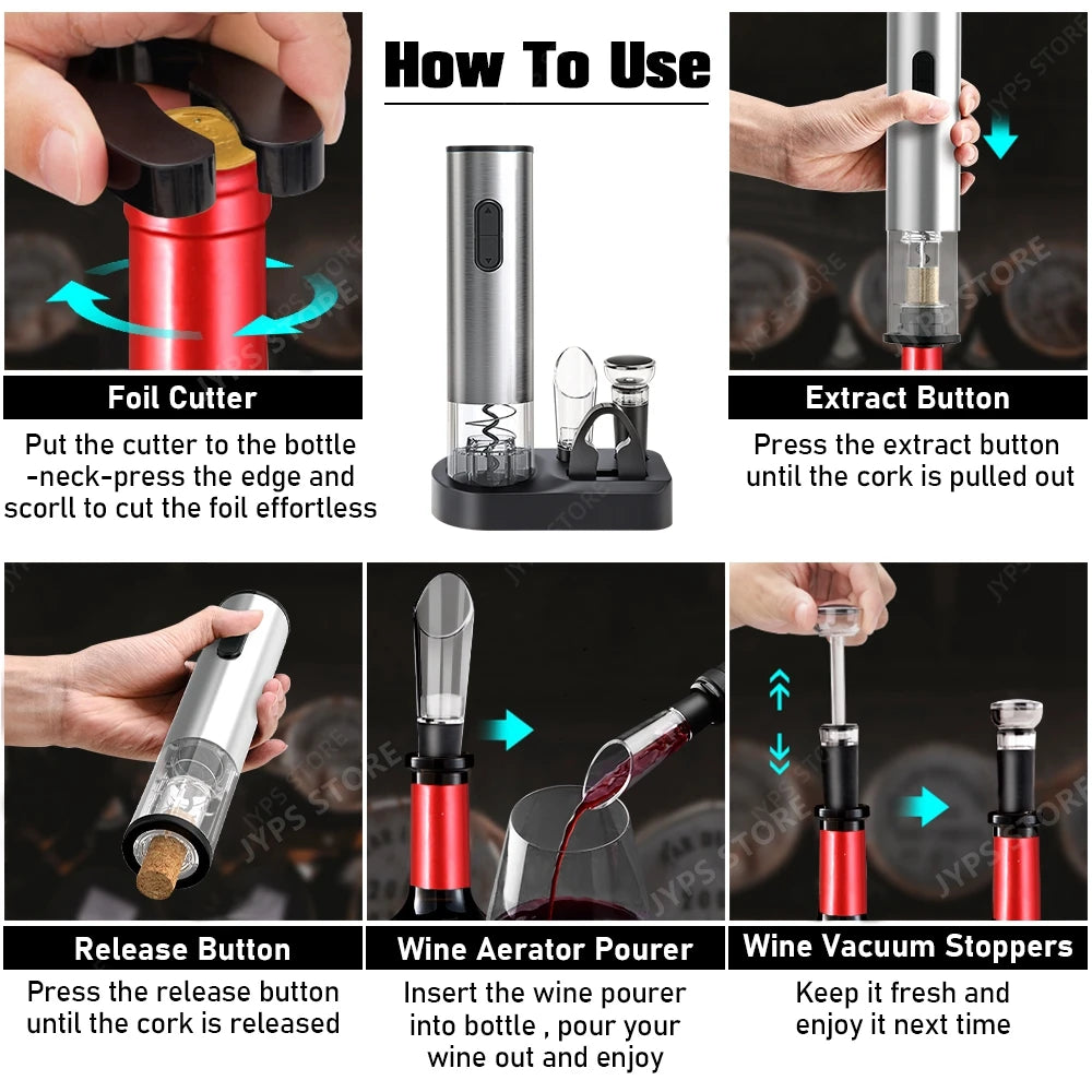 Electric Wine Bottle Opener - Vista Echo